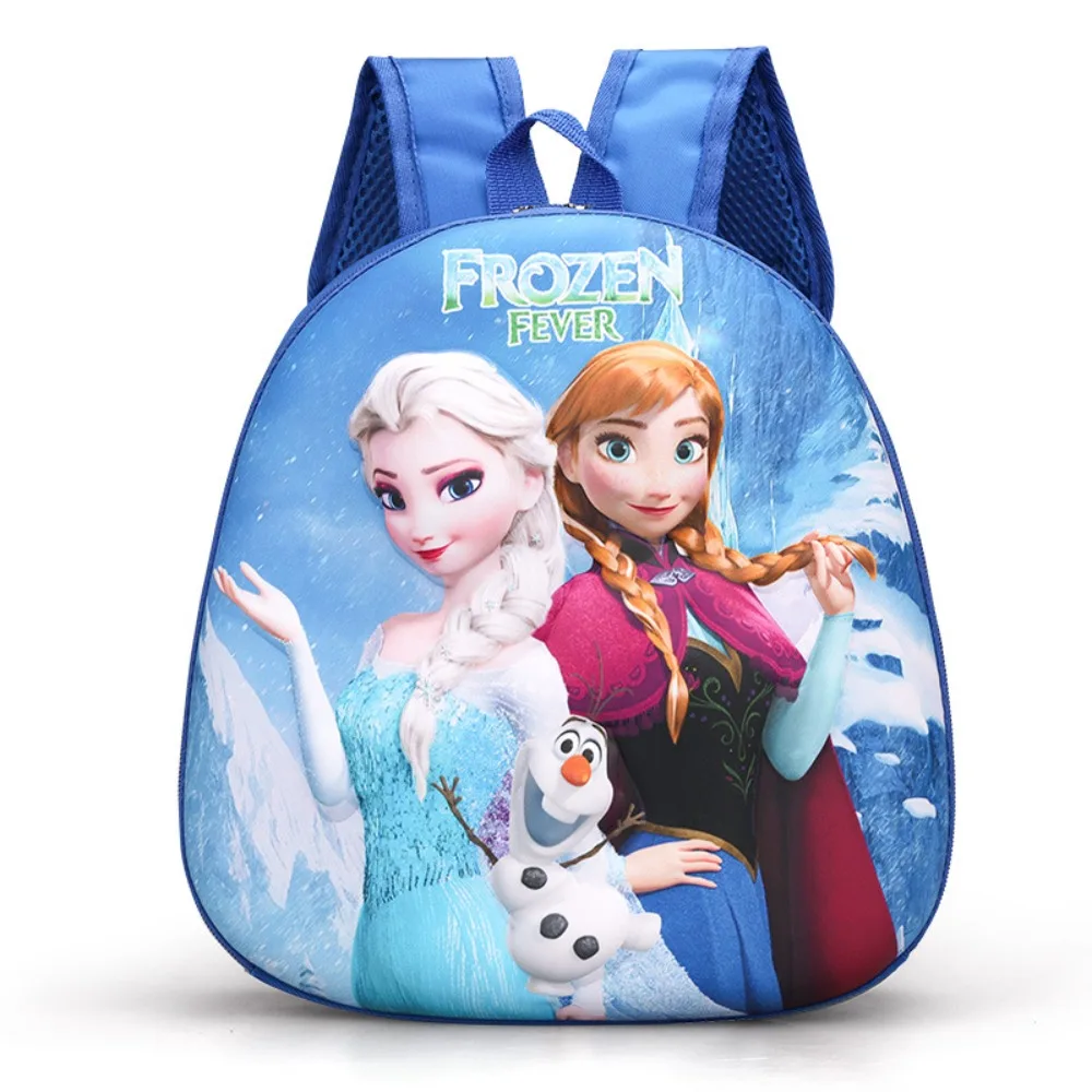 

New Disney Eggshell Design Kindergarten Kids Backpack 2-7 Years Old Cartoon 3D Pattern Lightweight Lighten Burden School Bags