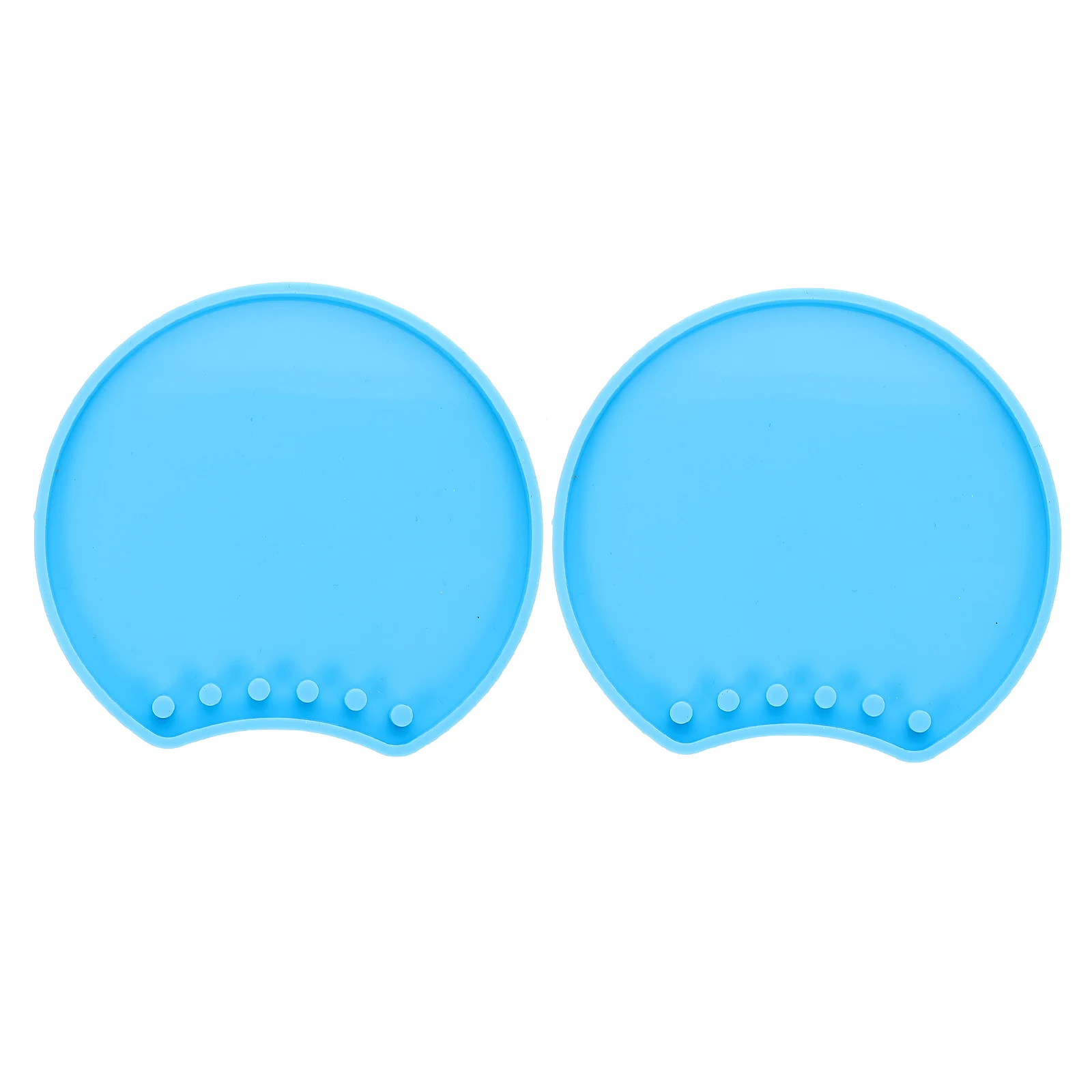 

2pcs Haircard Epoxy Diy Mold Resin Mouse Ear Headband Silicone Molds Jewelry Making Crafts Mouse Ear Mold Sky Blue