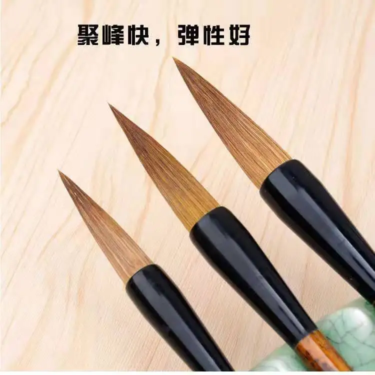 Extra Large Brush Couplet And Medium Wolf Hair Small Lake Pen Lift Calligraphy