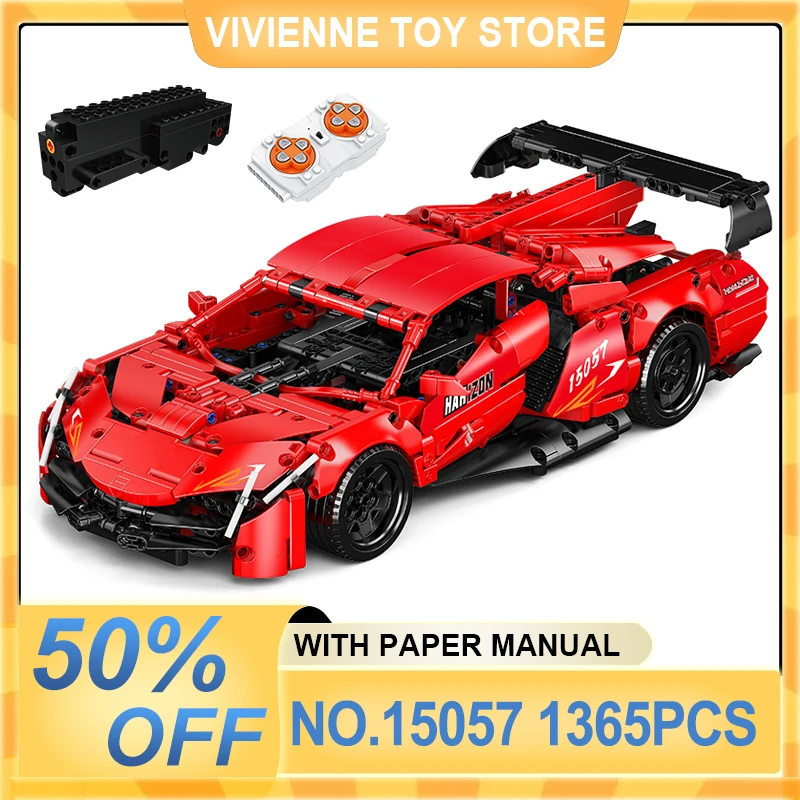 Mould King 15057 Technical 2 in 1 Sports Car Transformation Robot Building Block Bricks Assembly Toy For Boy Kids Christmas Gift