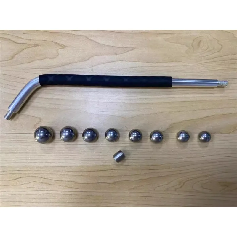 Wind instrument sheet metal repair tools 8 metal balls + 1 metal barrel ball + long pole) saxophone clarinet