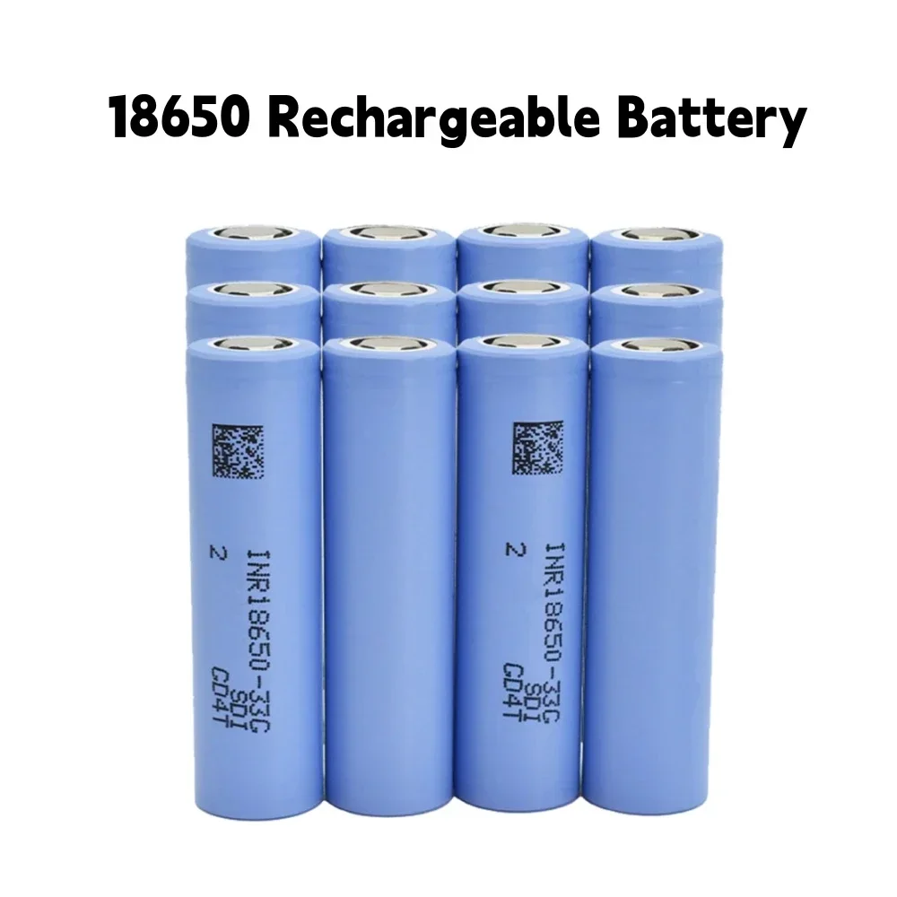 100% New Original 33G 18650 3300mAh Battery INR 18650 Discharge 20A Dedicated for Various Electronic Equipment