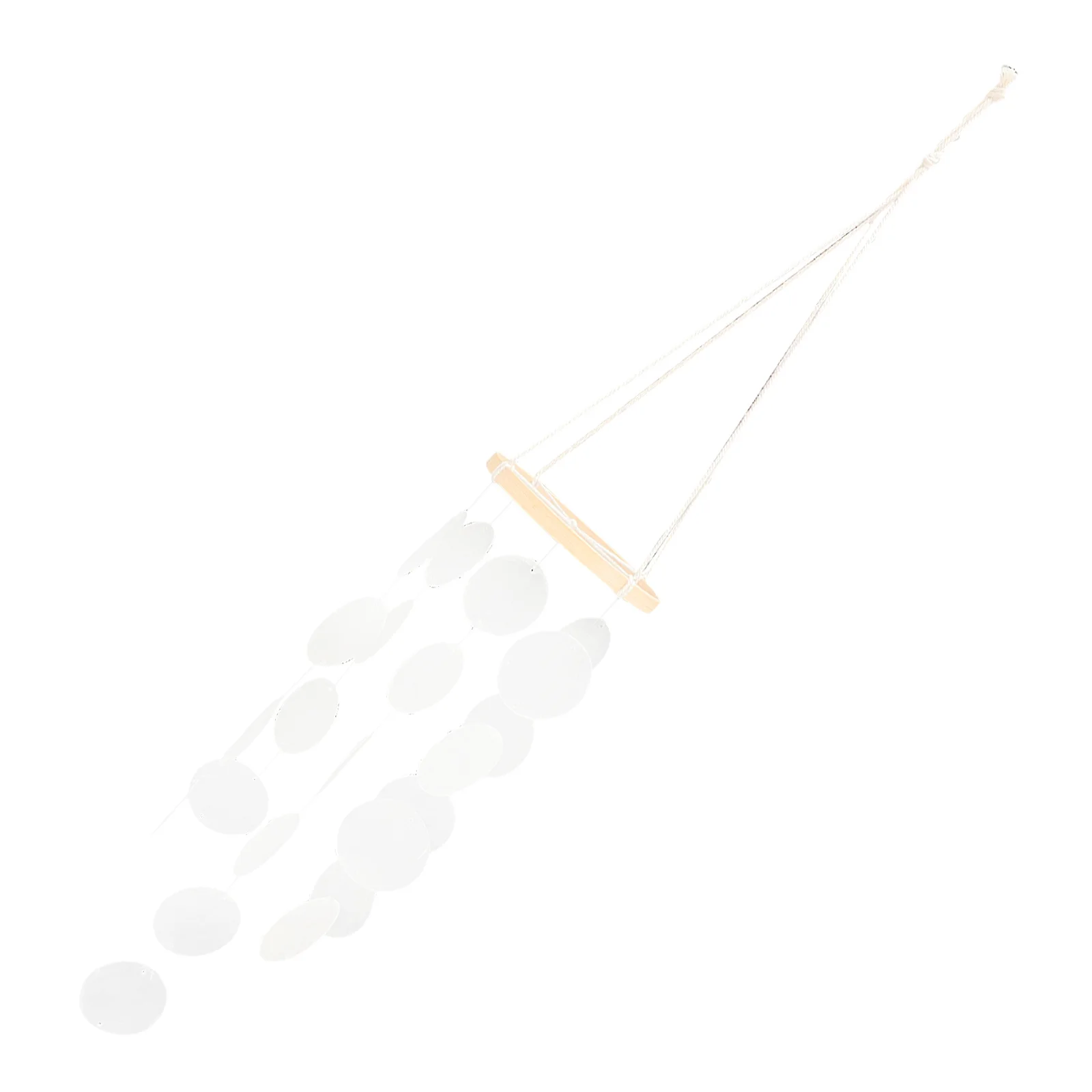 

Shell Wind Chime Hanging Decor Beautiful Outdoor Garden Patio Home Decoration Seashell Wooden Wind Bell for Balcony Bedroom