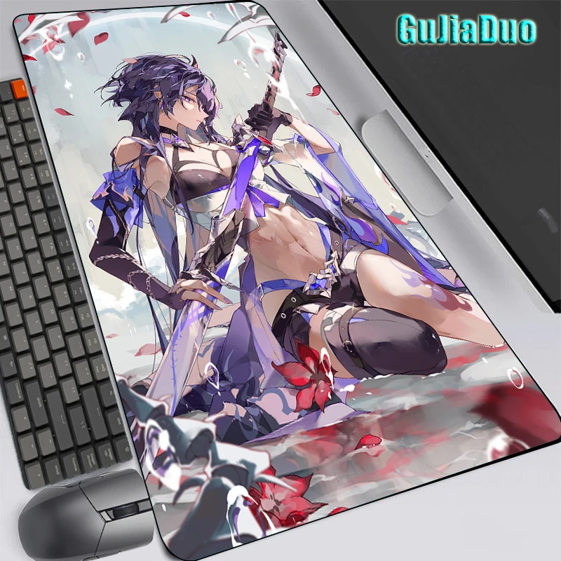 

Acheron Honkai Star Rail 40x90 Extra Large Anime Mouse Pad XXL Computer Table Desk Mat Gaming Accessories Kawaii Mange Mousepad