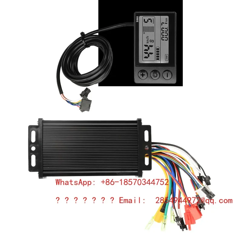 750-1500W Three-mode Driver 36V 48V 64V 30A Sine Wave Brushless Motor Controller