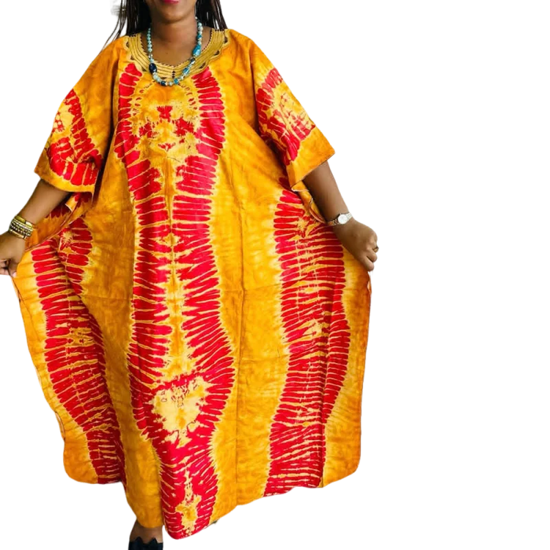 

Party ball African printed dress, traditional elegant celebration birthday gown