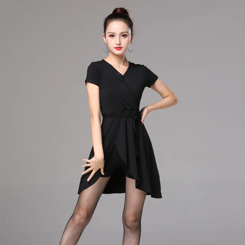 Latin Dance Costume Female Adult New Latin Training Suit Art Test Dance Practice Suit Latin Dance Dress Sexy 2025