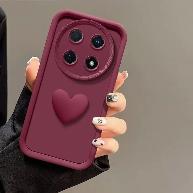 For Oppo Reno12 F 5G Case Oppo Reno12 F 4G Phone Case OPPO Reno 12F Reno12f 4G Reno 12F 5G Cover Love Candy Matte Soft Cover