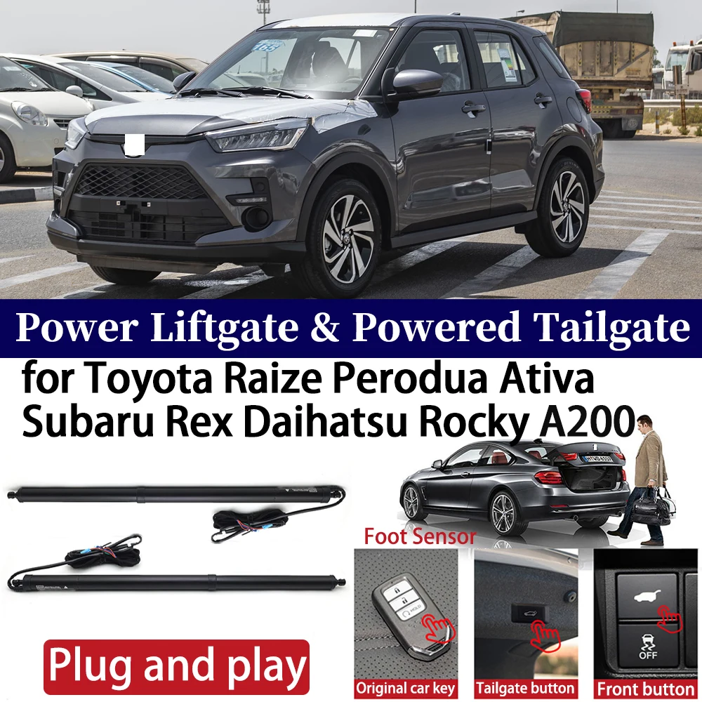 

for Toyota Raize Perodua Ativa Subaru Rex Daihatsu Rocky A200 Car Power Liftgate Automatic One-Click Powered Tailgate Strut