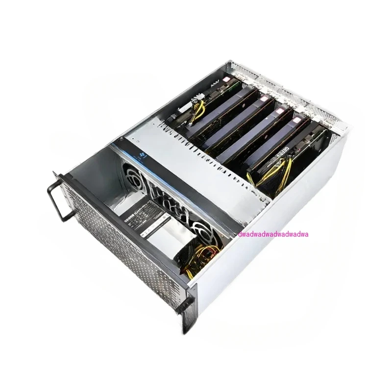 

Hot Sell 2pcs Xeon CPU and GPU Servers Support 3060 3070 3080 AI Deepl-learning Rendering ALEO Sever DIMM Computer Case