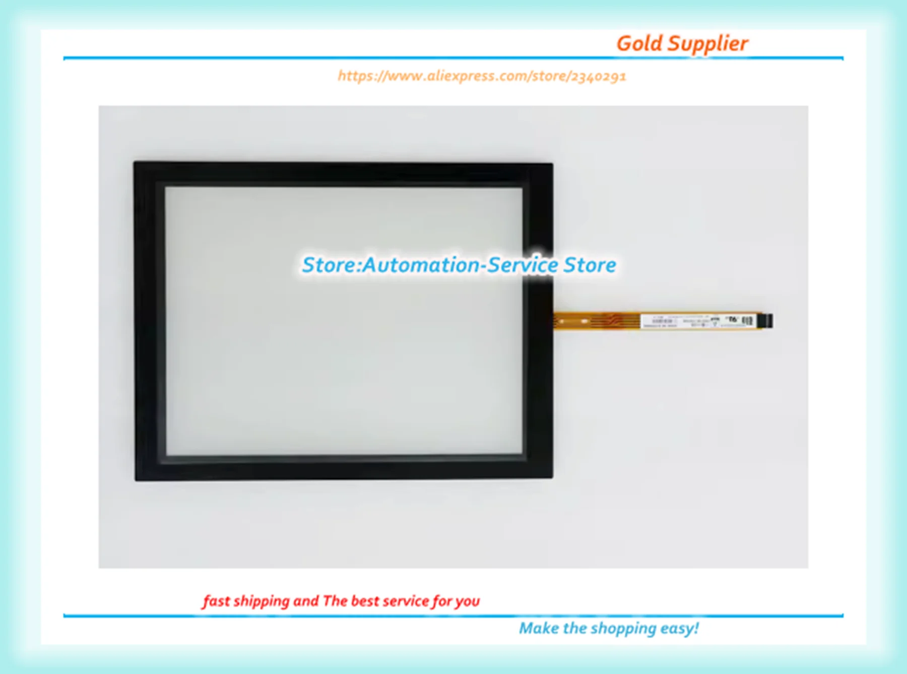 

E387340 SCN-A5-FZT15.0-Z20-0H1-R New 15 Inch Touch Screen Glass Panel