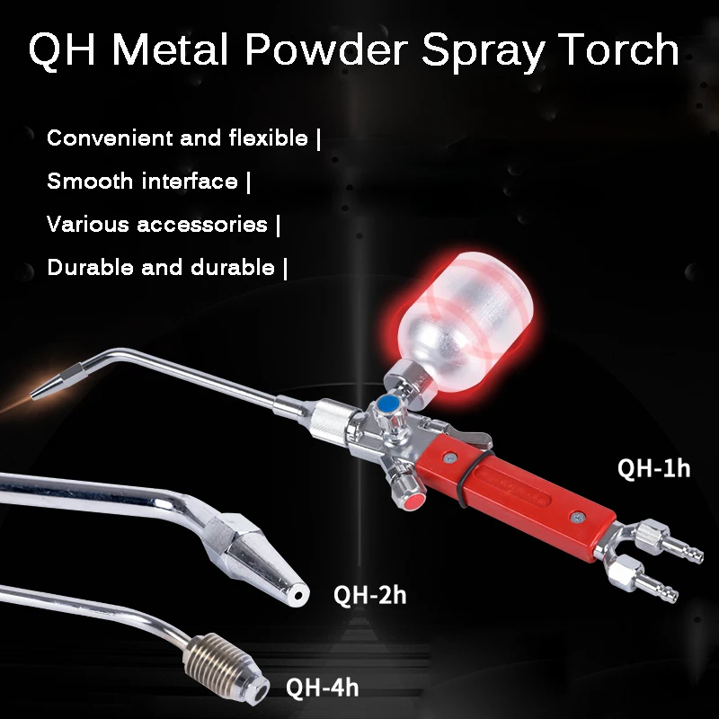 

Metal Powder Spray Welding Torch Oxygen Acetylene Flame Welding Gun QH-1/h QH-2/h QH-4/h