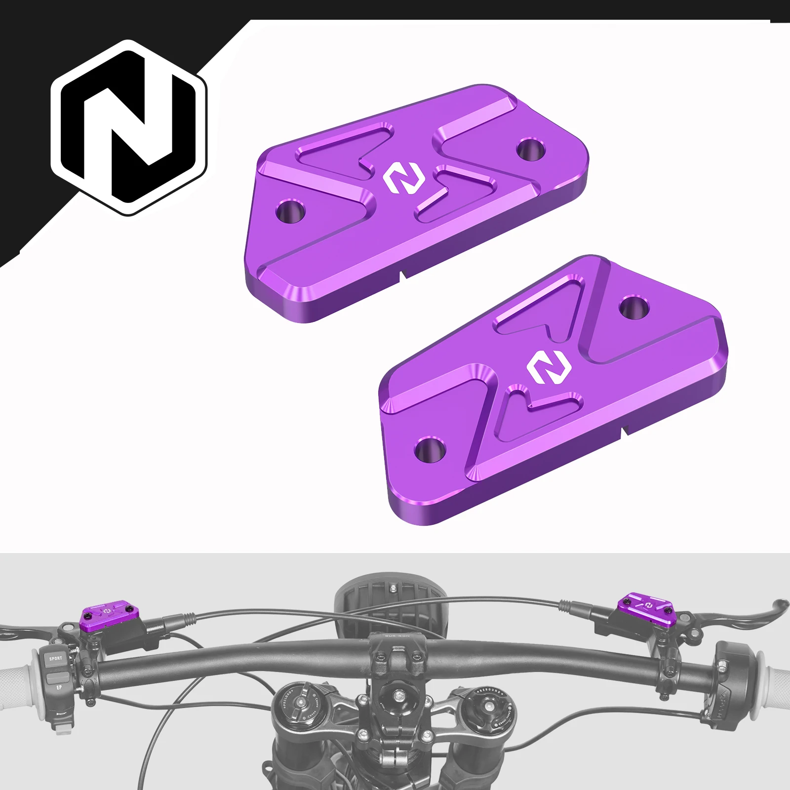 

NICECNC для Surron Light Bee X Light Bee S Light Bee L1E Segway X160 Segway X260 Dirt Bike Передняя и задняя крышка бачка тормоза