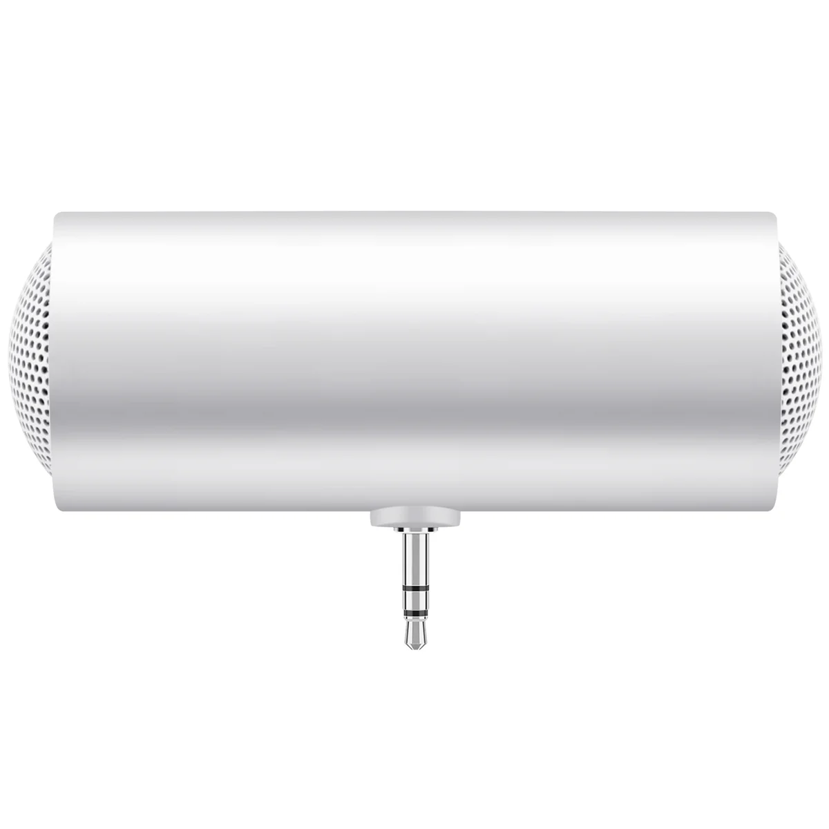 3.5mm jack estéreo mini alto-falante portátil mp3 player de música amplificador alto-falante para o telefone móvel tablet pc-branco