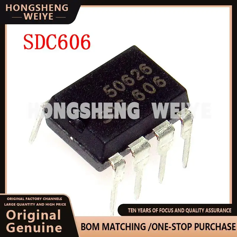 100%new 10pcs/lot SDC606 DIP-8   606 SDC 606 DIP