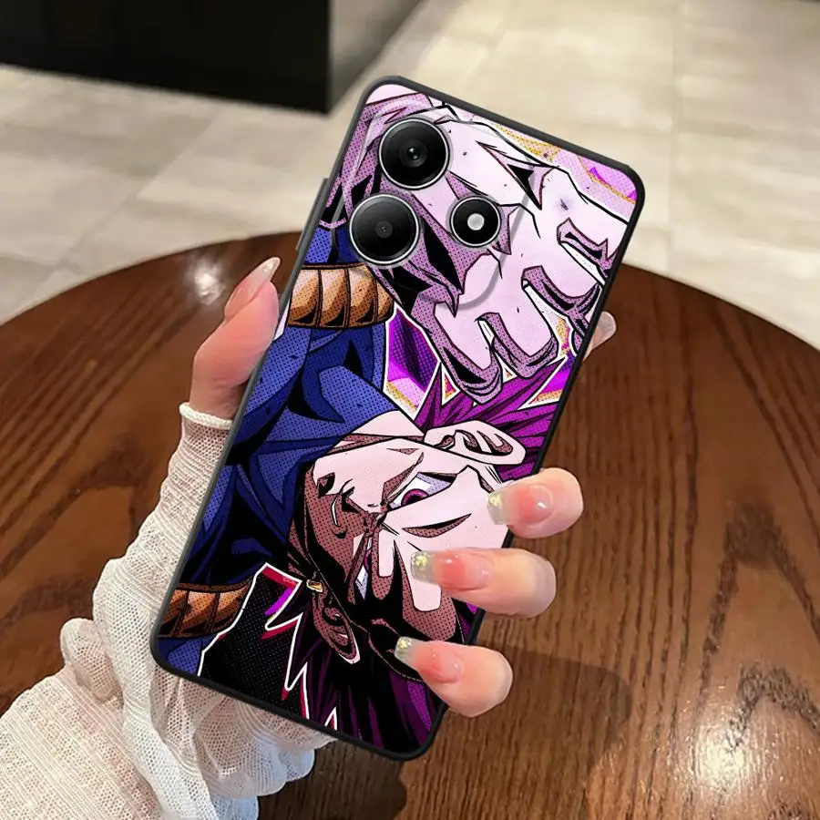 Capa de telefone macia preta para xiaomi redmi note 12s 11s 9 10 11 12 pro 9s 13 14 plus 10s 7 8 dragon ball goku azul dbz