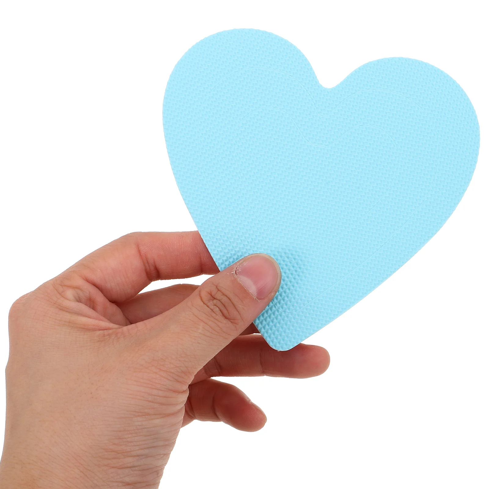

20pcs Heart Shaped Non Slip Stickers Waterproof Bathtub Floor Adhesive Strips For Wet Surfaces Showers Stairs Transparent Grip