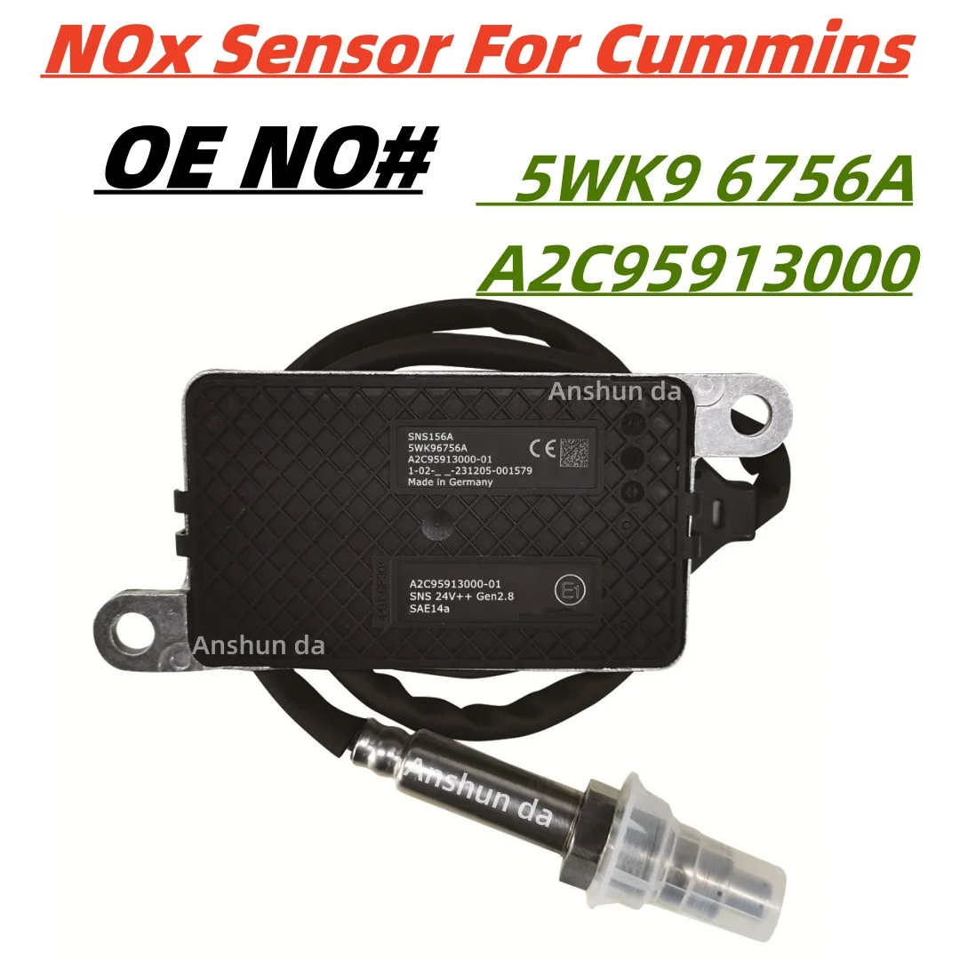 4326863 5WK96765A 5WK96765B A045S157 A2C95913000 4326471 4307260 NOx Sensor For CUMMINS Engine Truck