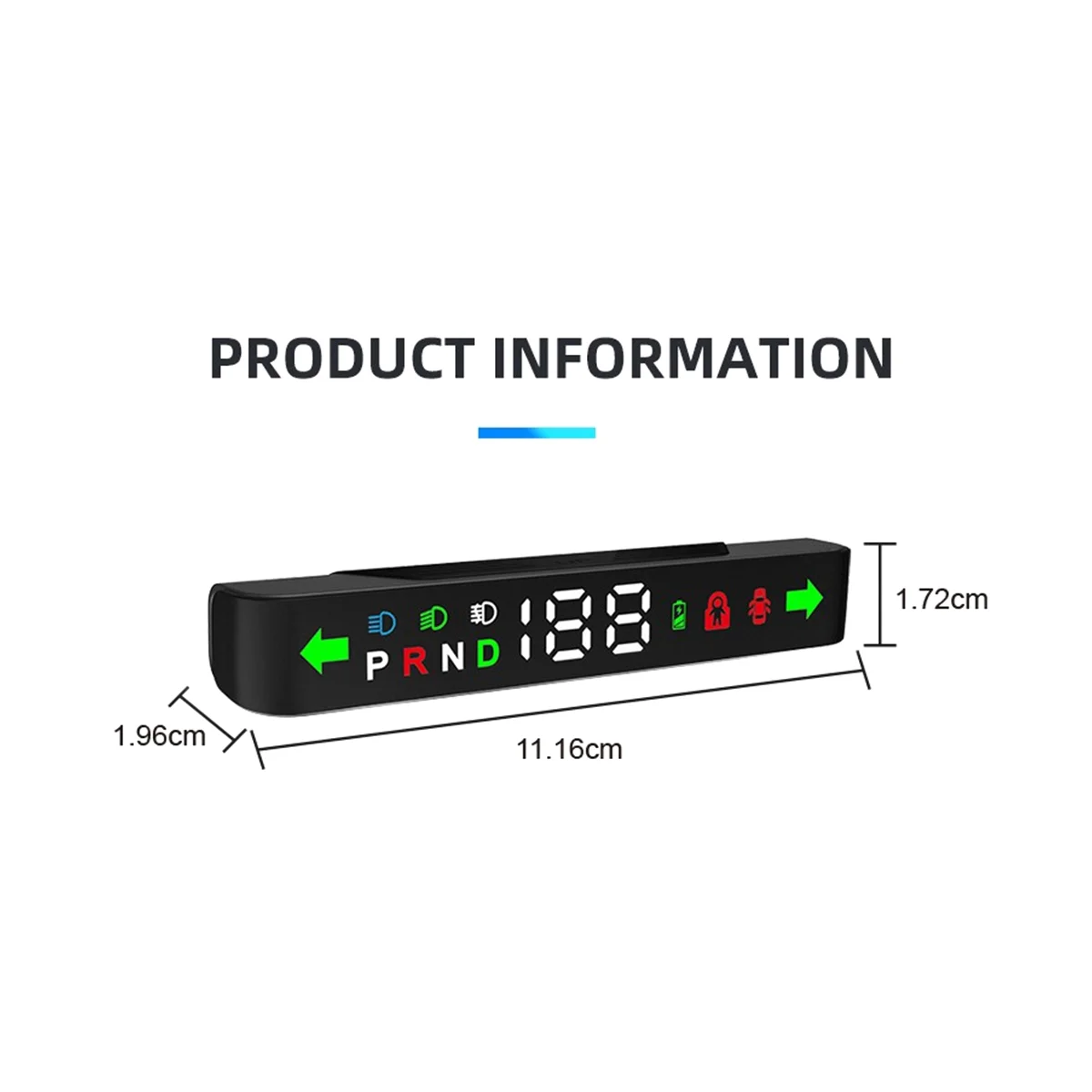 For Tesla Model 3 Y Automotive Head-Up Smart Display Air Code Meter