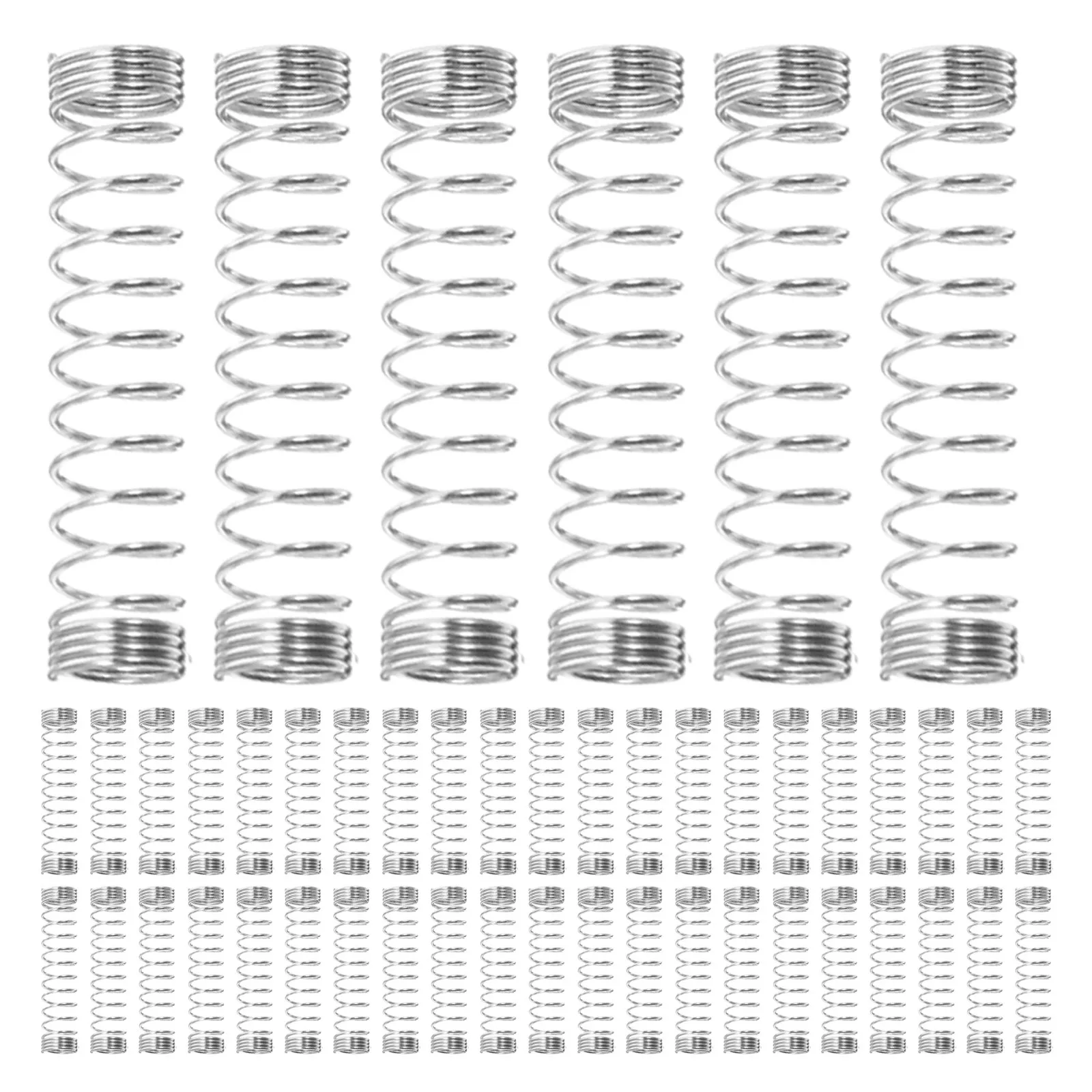 

100Pcs Ballpoint Pen Stainless Steel Compression Springs Small Mechanical Springs for Replacement Pen Refills Writing Office