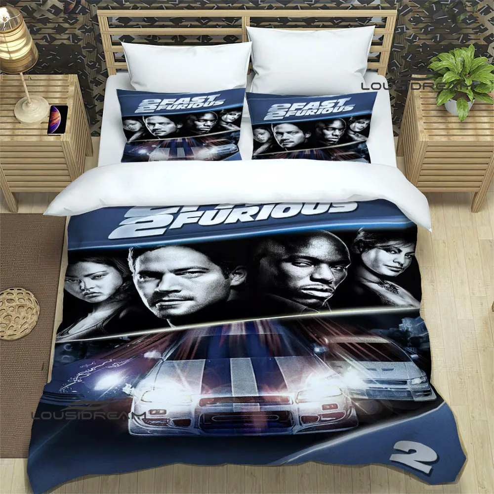 Fast & Furious printed Bedding Sets exquisite bed supplies set duvet cover bed comforter set bedding set luxury birthday gift