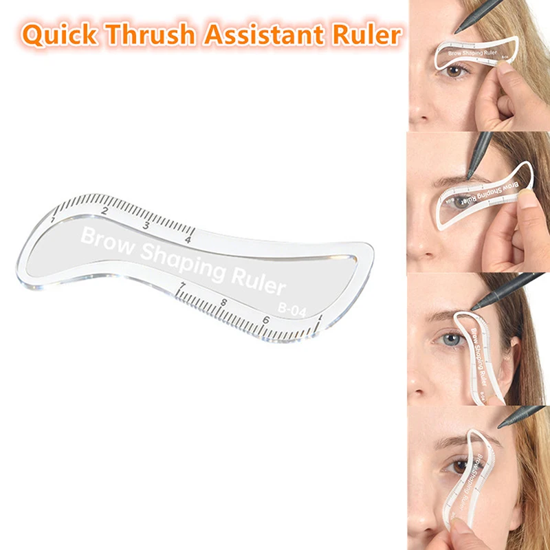 1PCS Brow Mapping Lineal Augenbrauen Gestaltung Lineal 1 Minute Schnelle Zeichnung Design Stirn Einfache Werkzeug Microblading Permanent Make-Up schablonen