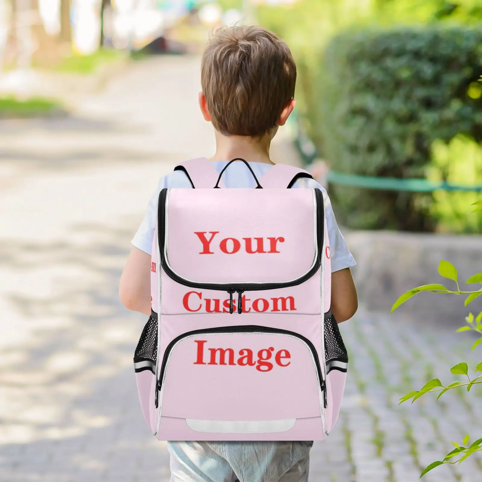 New High Schoolbag Large Children Backpack Boy Girl Primary Custom reflective stripe Book Bag Multi Pockets Japanese Backpacks