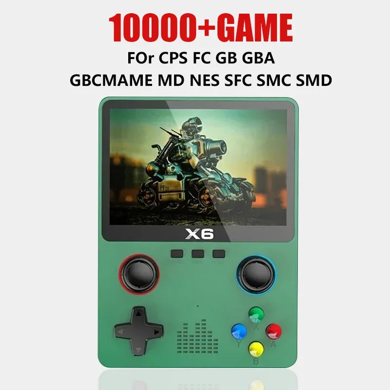 

Retro Mini Game Player 3.5 Inch IPS Display Handheld Console 128GB Preloaded Classic Games – Ideal Gift for Gamers