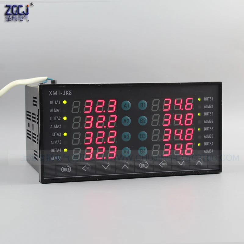 Multifuncion 5 channels 6 channels 7 channels 8 channels temperature controller multi points 5 - 8 ways digital thermostat