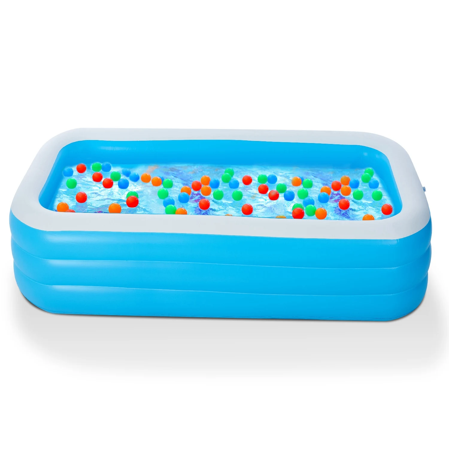 

103×69×24 Inch Inflatable Swimming Pool Portable Water Pool for Kids Adults Outdoor Summer Party