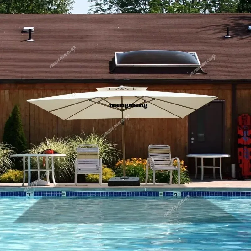 Luxury Modern Design Square Garden Beach Umbrella Custom