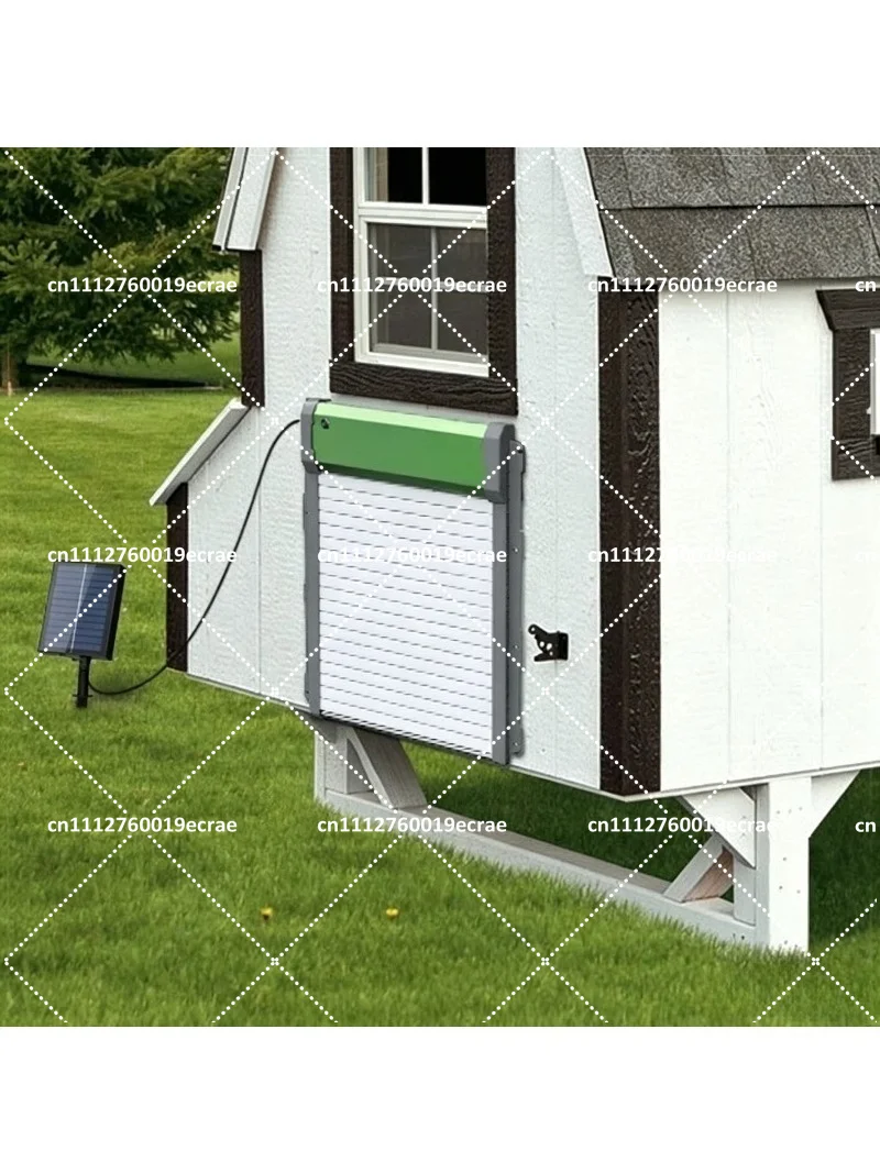 Automatic Chicken Coop Door Remote Control Rolling Shutter Pet Poultry House Timer