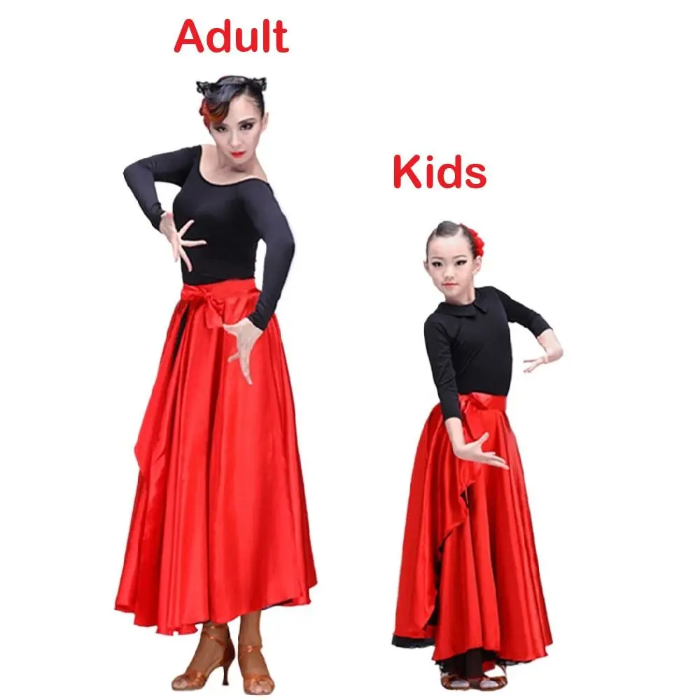 saia-de-danca-flamenca-espanhola-lisa-com-grande-balanco-em-poliester-para-danca-do-ventre-fantasias-de-festa-e-carnaval