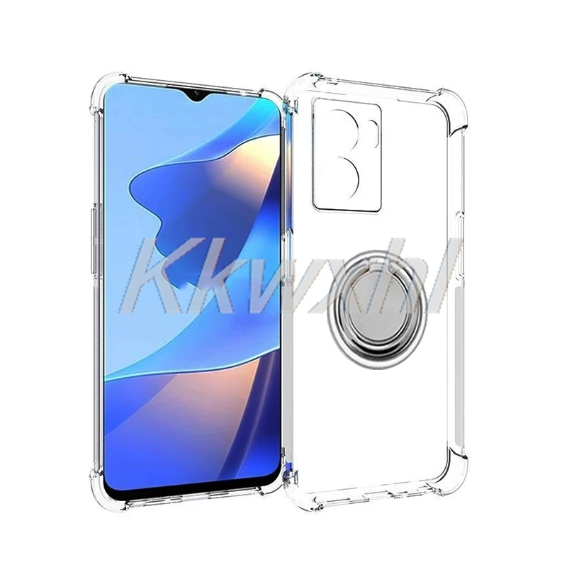 For OnePlus Nord N300 On OPPO A77 A57 5G CPH2389 PFTM20 CPH2339 Back Ring Holder Bracket Phone Case Original Shockproof Cover