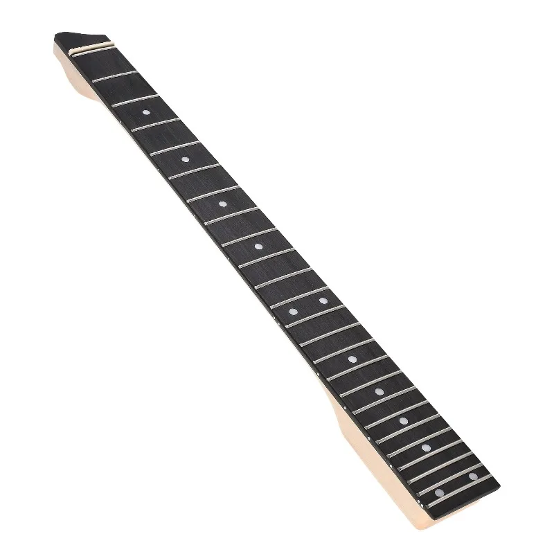 Suitable For 6 String Travel Electric Guitar,Headless Guitar Neck,Rosewood Fretboard Maple Guitar Neck Replacement Part