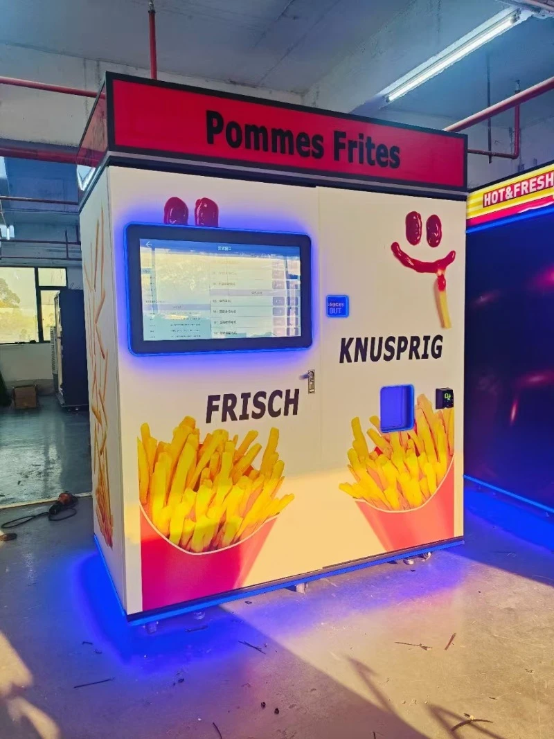 Snack Full Automatic French Fries Vending Machine French Fries Vending Machine Support Customized French Fries Vending Machine