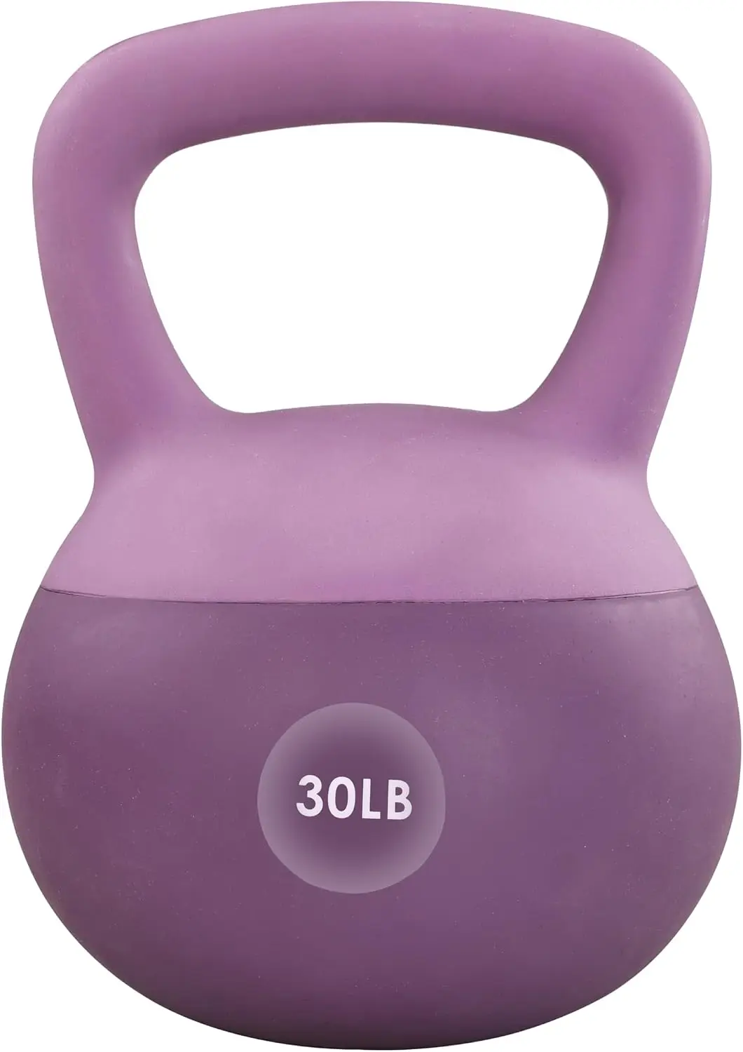 Soft Vinyl Kettlebells, Color Coded, Multiple Sizes, Filled with Sea Sand and Iron Sand, Exercise Weights for Men and Women