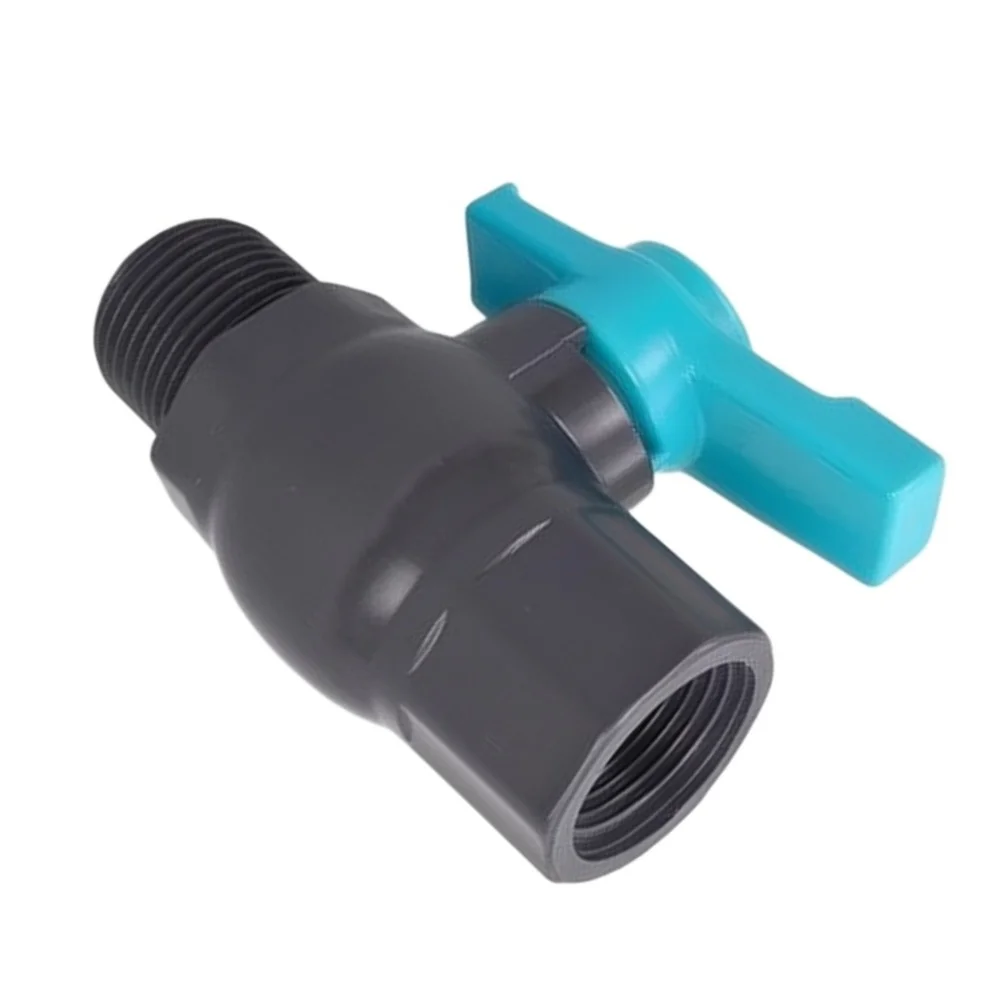 1-Inch Full Bore PVC Ball Valve with NPT Threading Compatibility for Treatment and Pump Lines 1-Inch Full Bore