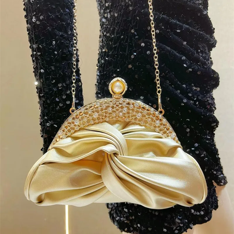 

2025 Luxury Designer Fashion Brand Women Wedding Party Prom Clutch Bag Lady Chic Crossbody Shoulder Bags Bride Handbag And Purse
