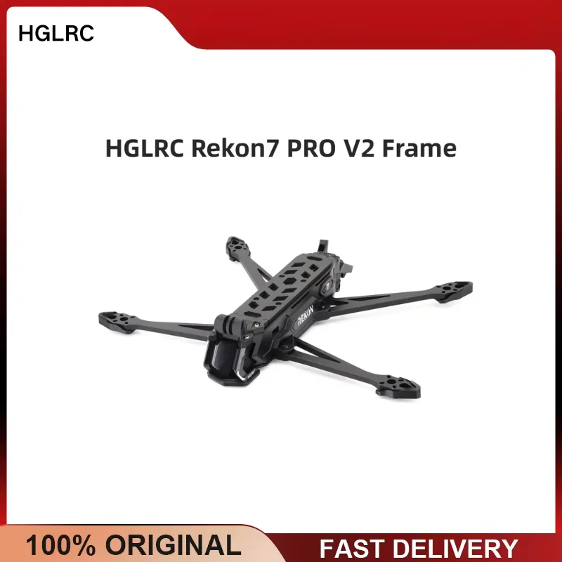 HGLRC Rekon7 PRO V2 7-Inch Long-Range FPV Frame Carbon Fiber Racing Drone Kit DIY Quadcopter Parts Build