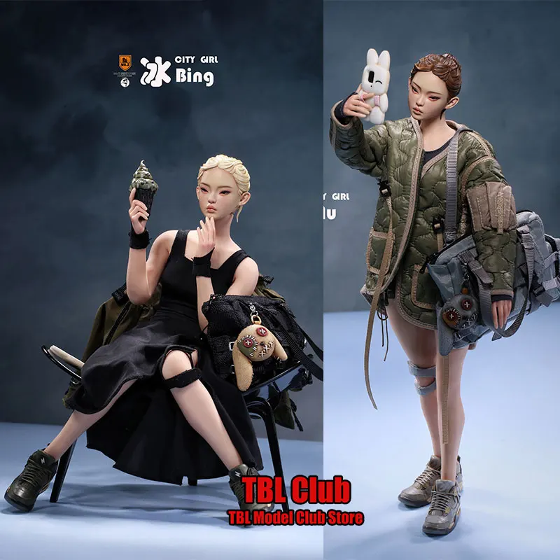 MR.Z 1/6 Scale Female Soldier Ice&Mu City Girls Movable Eye Head Sculpt Full Set 12inch Action Figure Doll