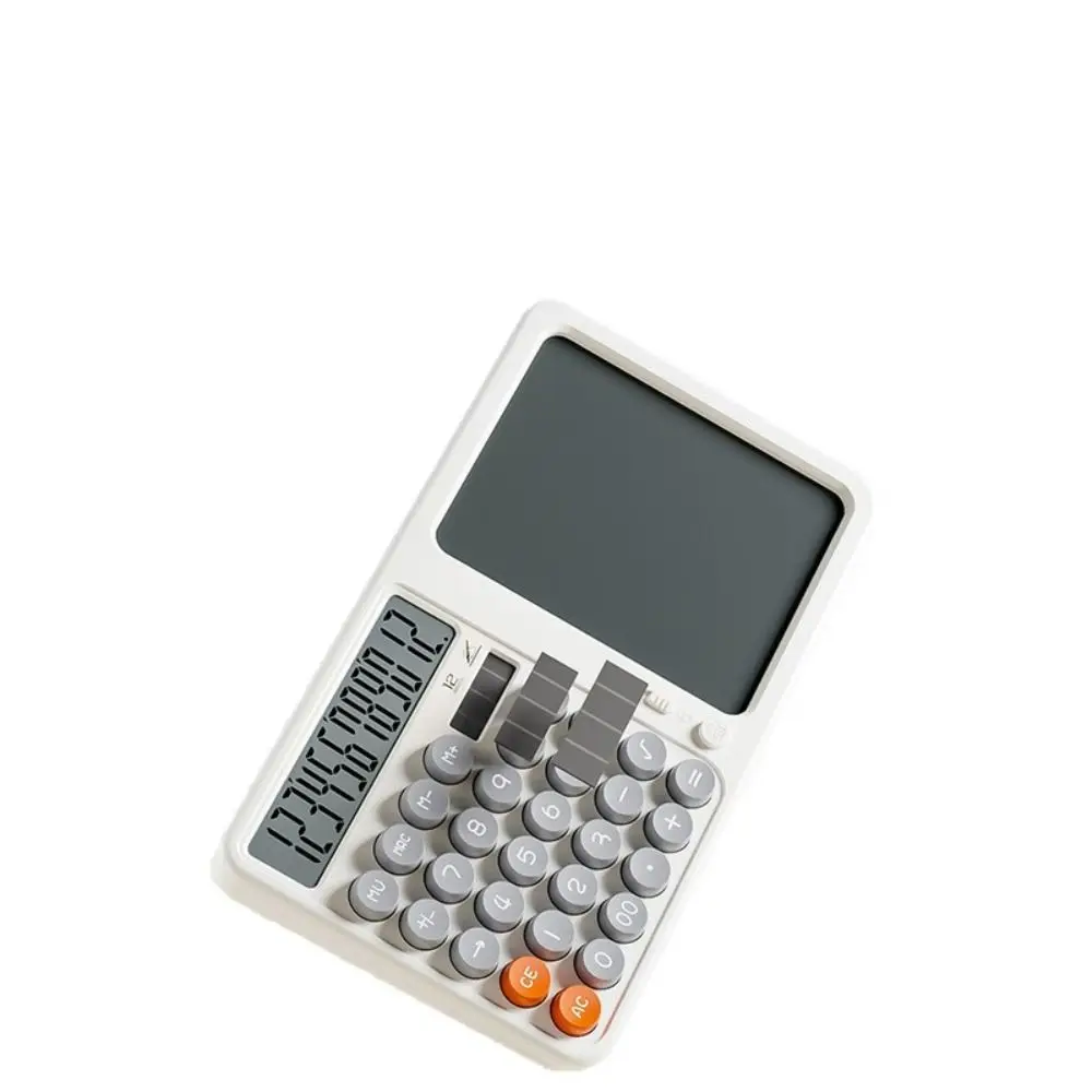 Large Display Calculator with Notepad Eye Protection Screen 12 Digits Function Calculators with Tablet Erasable Handwriting
