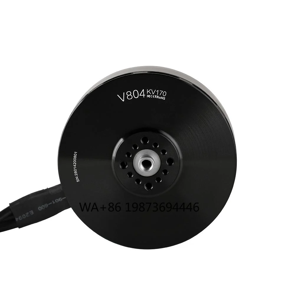 

V804 KV170 12S Brushless Motor Max. Thrust 17KG Direct Drive 5200W Vtol Motor