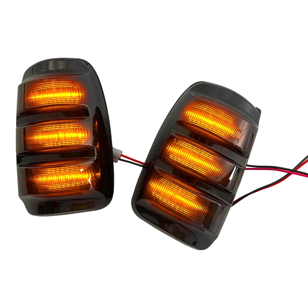 2pcs LED Dynamic Amber Side Mirror Turn Signal Lights Mirror Indicator For Ford Transit MK8 2015+