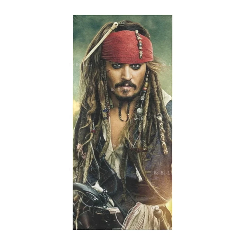 Johhny Depp Quick Drying Towel Jack Travelling Camping Summer Birthday Gifts Mothers Fathers Day