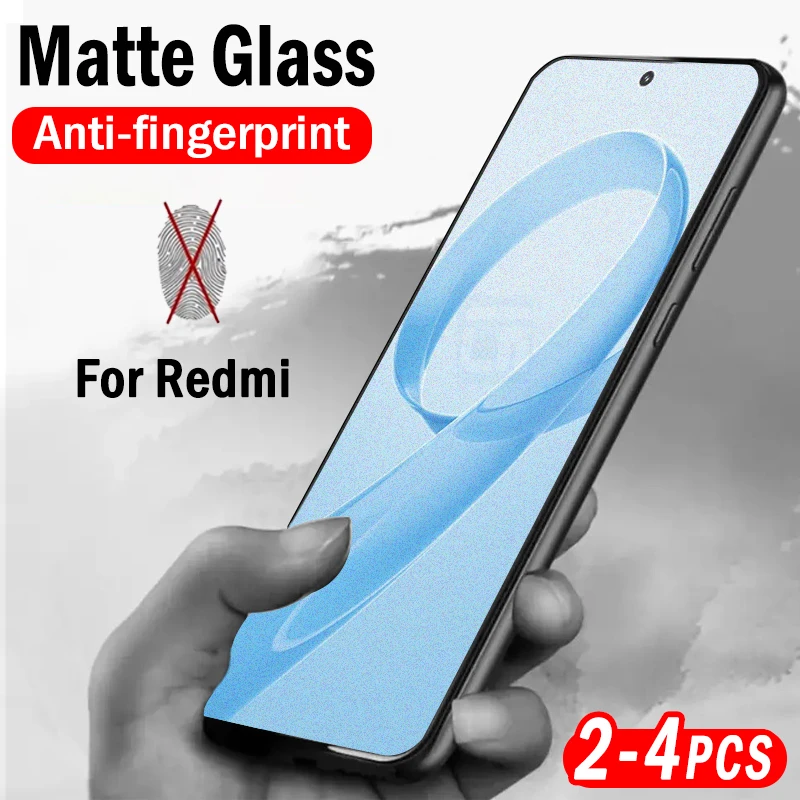

2-4Pcs Anti-Glare Matte Tempered Glass for Xiaomi Redmi K90 Pro Max Screen Protector Redmi K80 Ultra K70 K60 Pro Frosted Glass