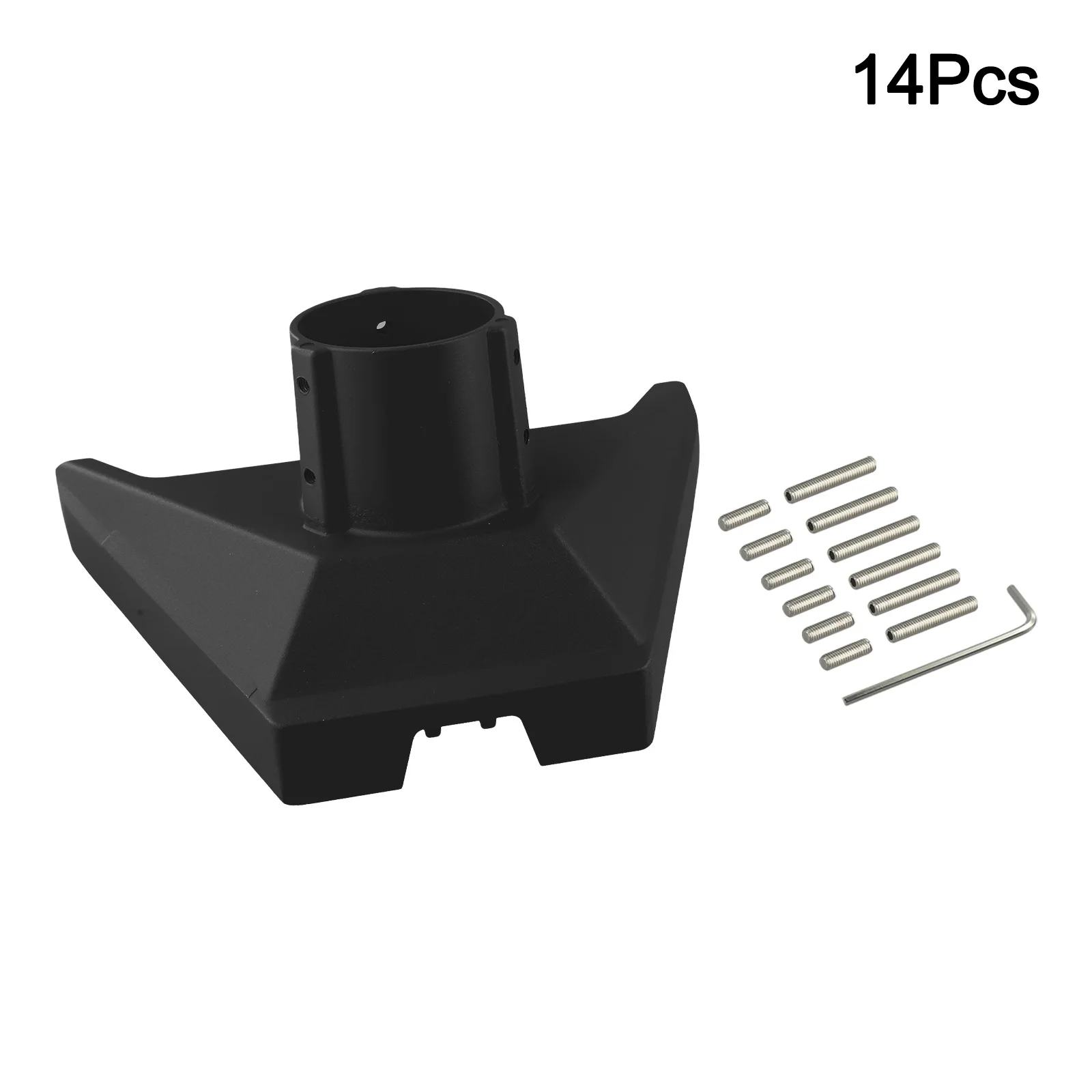 For Starlink Standard Equipment Pole Mount Adapter Aluminum Alloy Easy Installation Flexible Positioning Sturdy Foundation