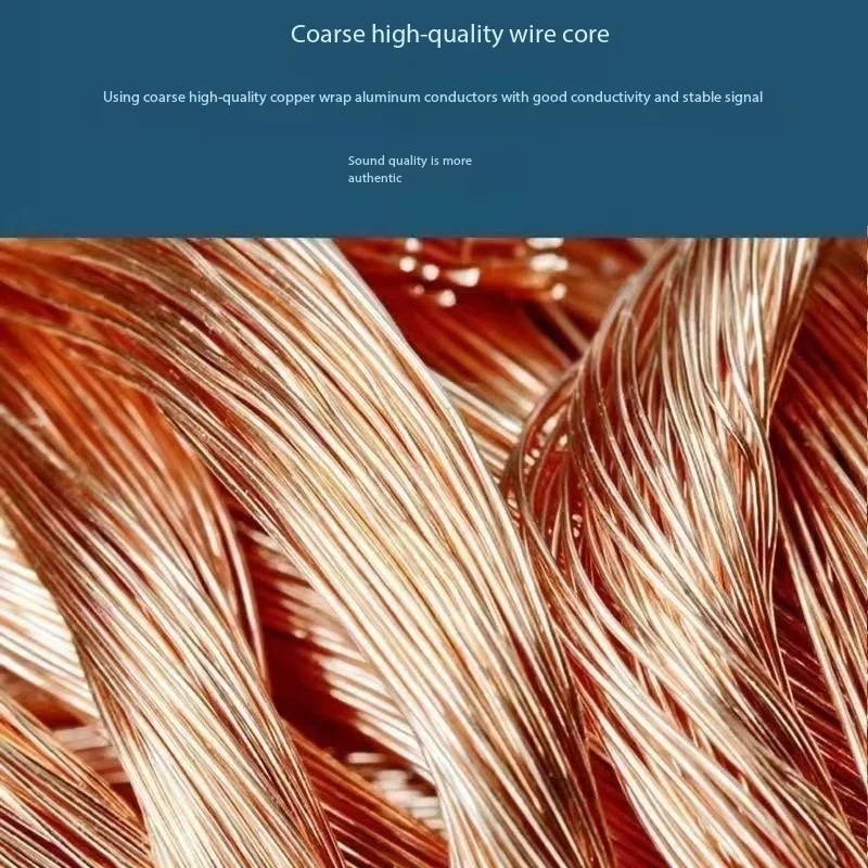 كابل صوت عالي DIY كابل صوت هاي فاي سلك صوت نحاسي خالي من الأكسجين لمكبر الصوت للمسرح المنزلي KTV DJ System #5