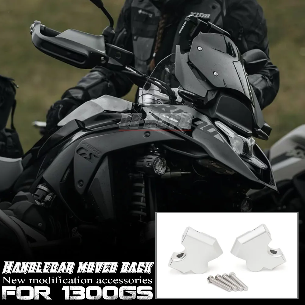 

Motorcycle Accessories Handle Bar Riser Clamp Extend Handlebar Adapter Mount For BMW R1300GS R1300 GS R 1300 GS 2023 2024