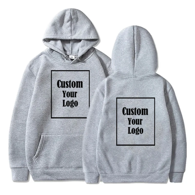 Mannen Sport Vrouwen Casual Hoodies Aanpassen Uw Logo Effen Kleur Pocket Capuchon Fitness Fashio Unisex Pullovers Basis Sweatshirts